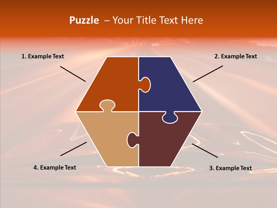 Blue Accelerate Outside PowerPoint Template