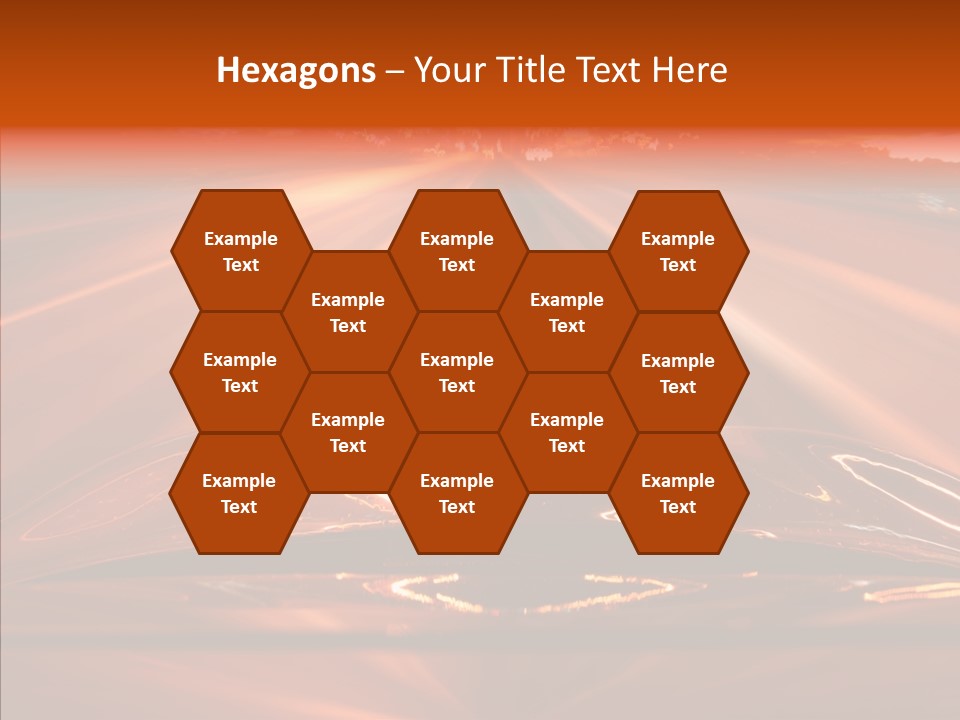 Blue Accelerate Outside PowerPoint Template