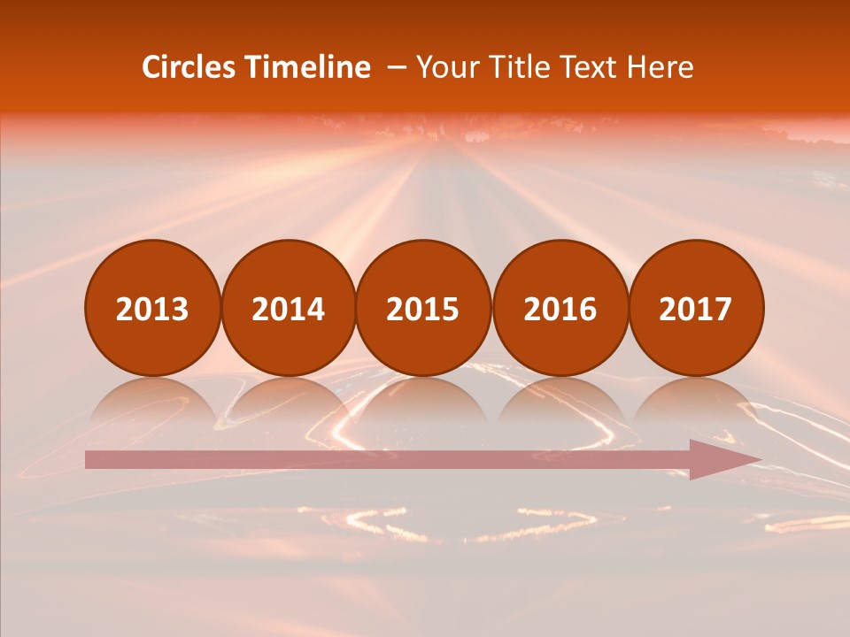 Blue Accelerate Outside PowerPoint Template