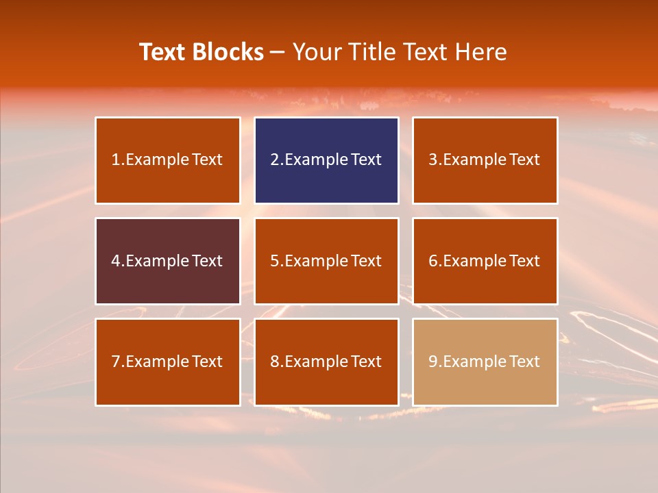 Blue Accelerate Outside PowerPoint Template