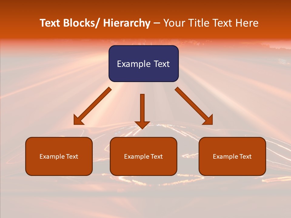 Blue Accelerate Outside PowerPoint Template