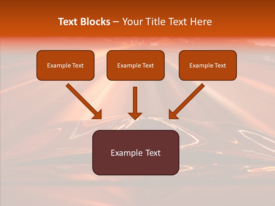 Blue Accelerate Outside PowerPoint Template
