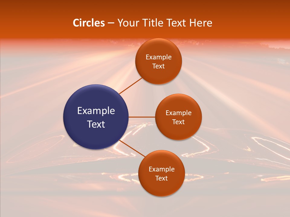 Blue Accelerate Outside PowerPoint Template