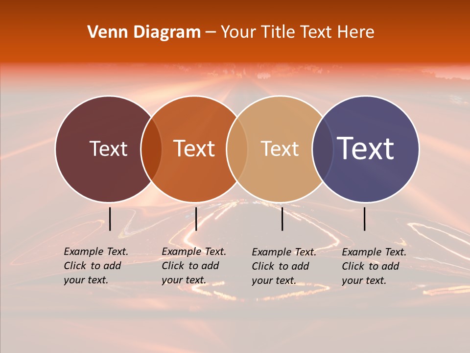 Blue Accelerate Outside PowerPoint Template