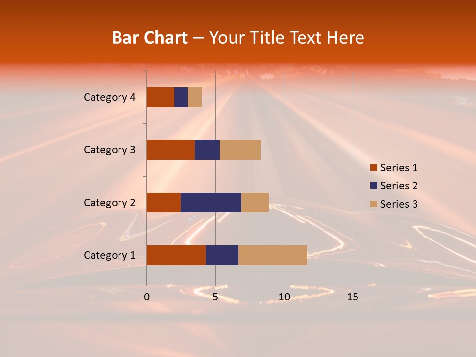 Blue Accelerate Outside PowerPoint Template