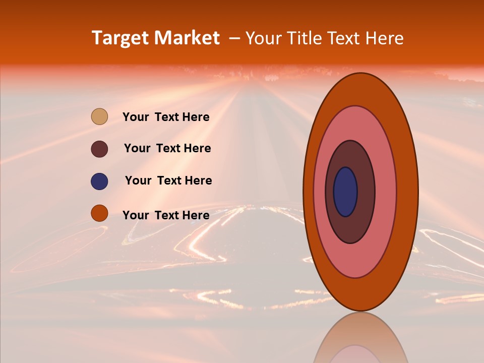 Blue Accelerate Outside PowerPoint Template