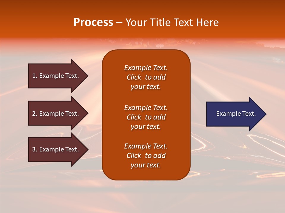 Blue Accelerate Outside PowerPoint Template