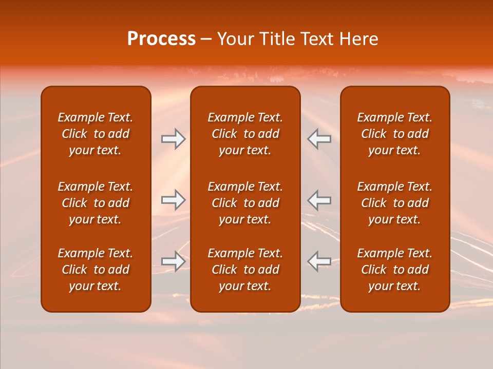 Blue Accelerate Outside PowerPoint Template