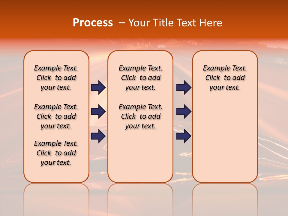 Blue Accelerate Outside PowerPoint Template