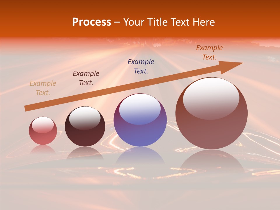 Blue Accelerate Outside PowerPoint Template