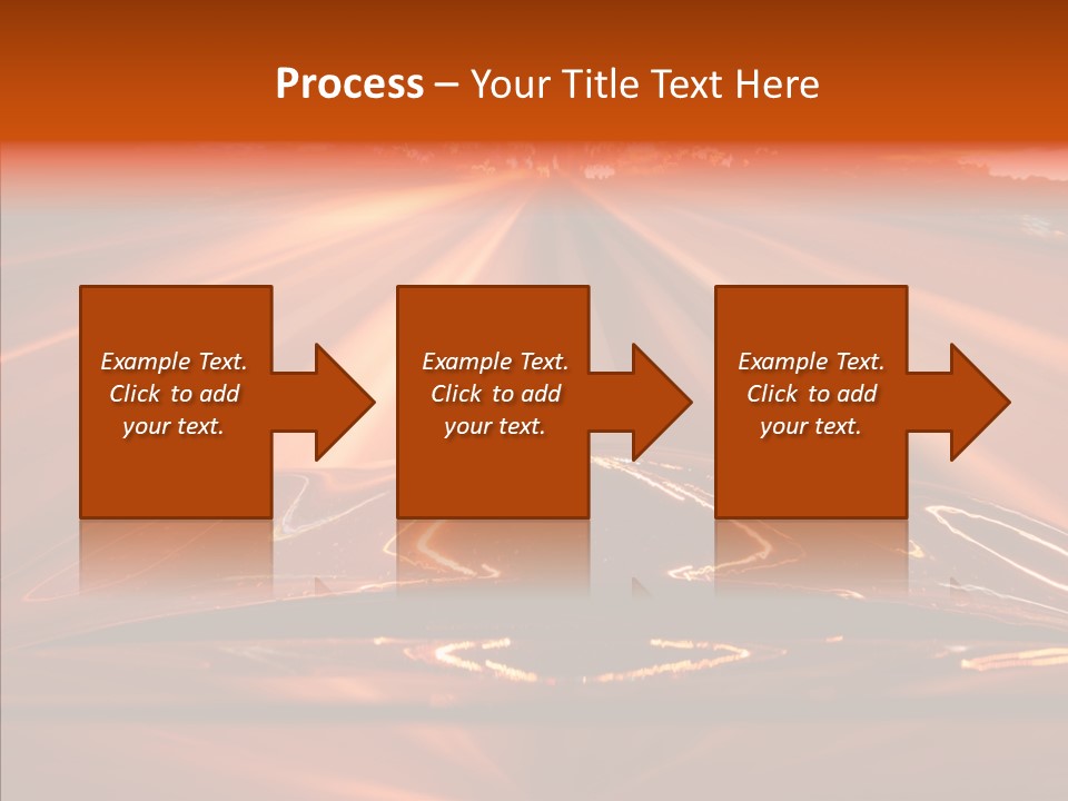 Blue Accelerate Outside PowerPoint Template