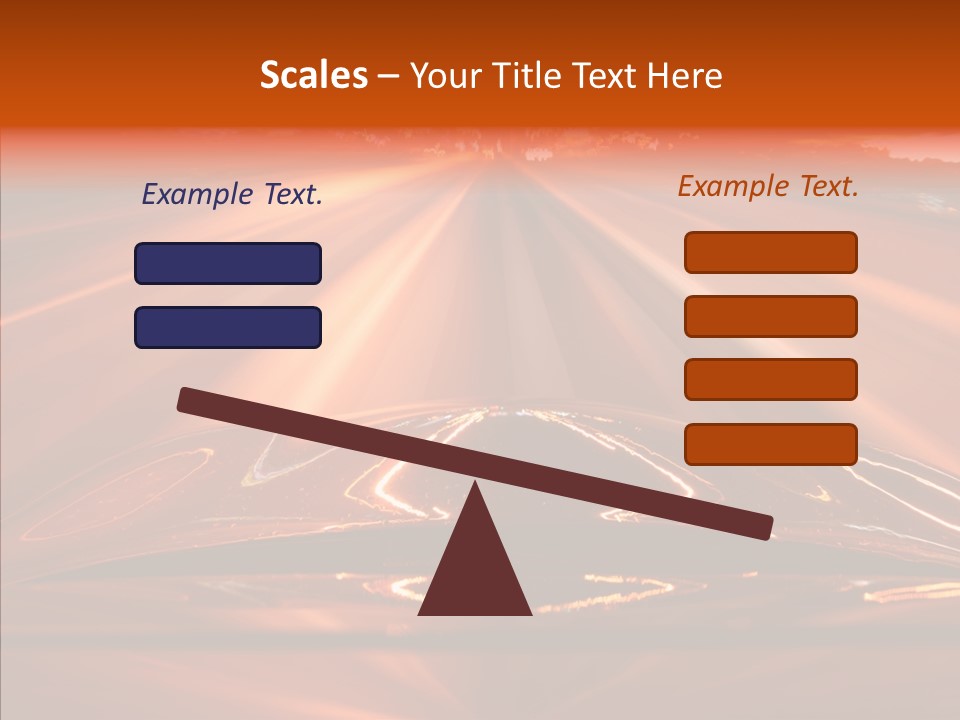 Blue Accelerate Outside PowerPoint Template
