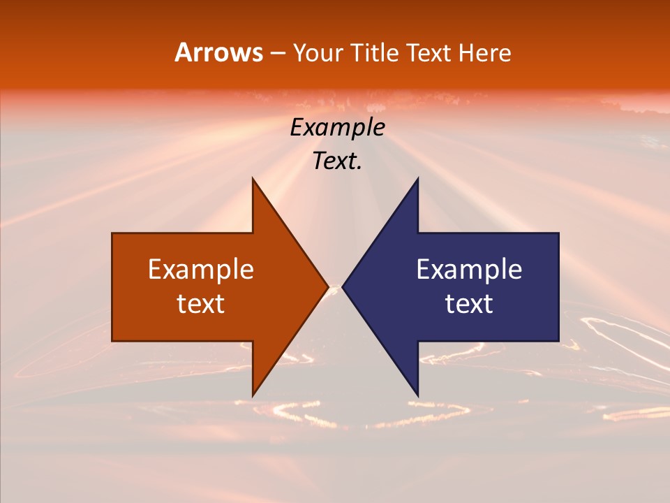 Blue Accelerate Outside PowerPoint Template