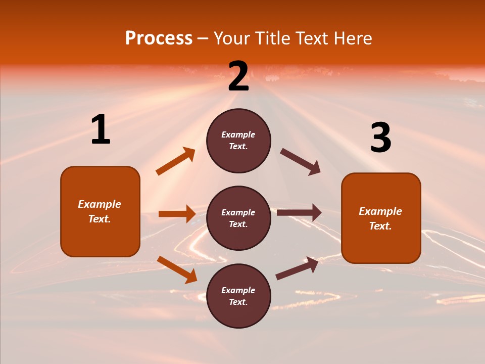 Blue Accelerate Outside PowerPoint Template