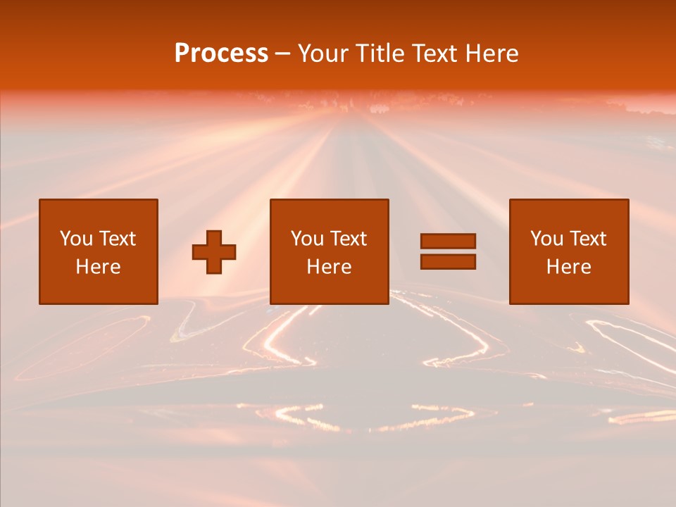 Blue Accelerate Outside PowerPoint Template