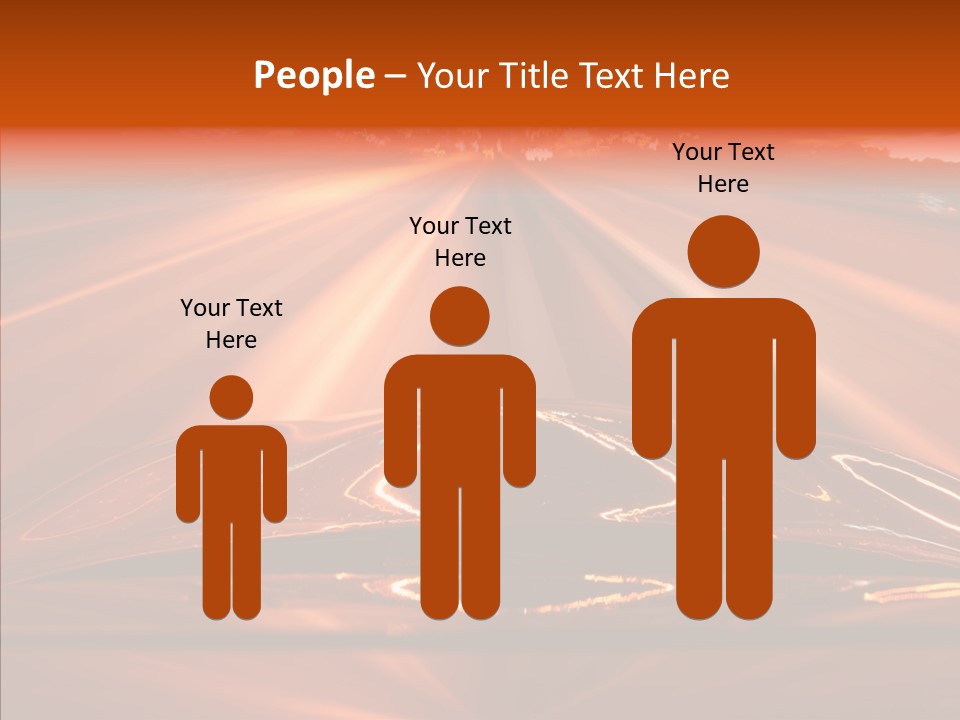 Blue Accelerate Outside PowerPoint Template