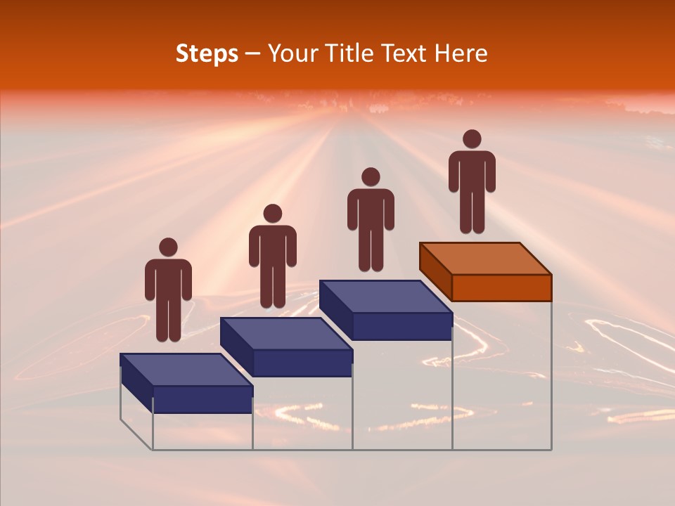 Blue Accelerate Outside PowerPoint Template