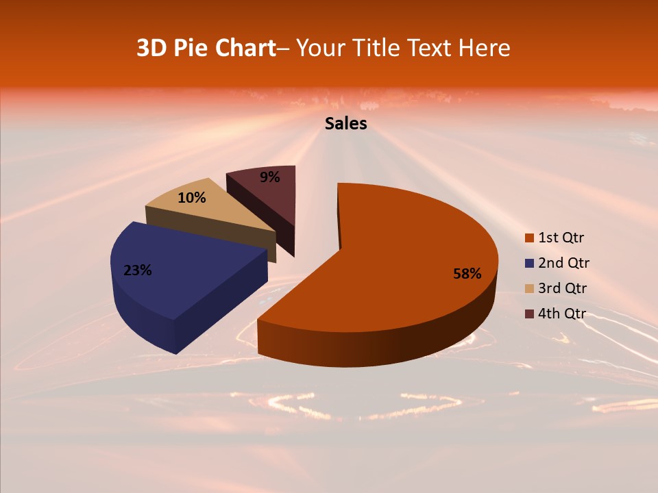 Blue Accelerate Outside PowerPoint Template