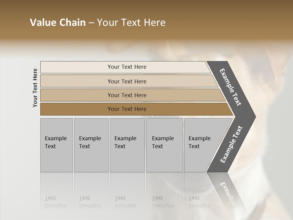 Whiskers Dog Small PowerPoint Template