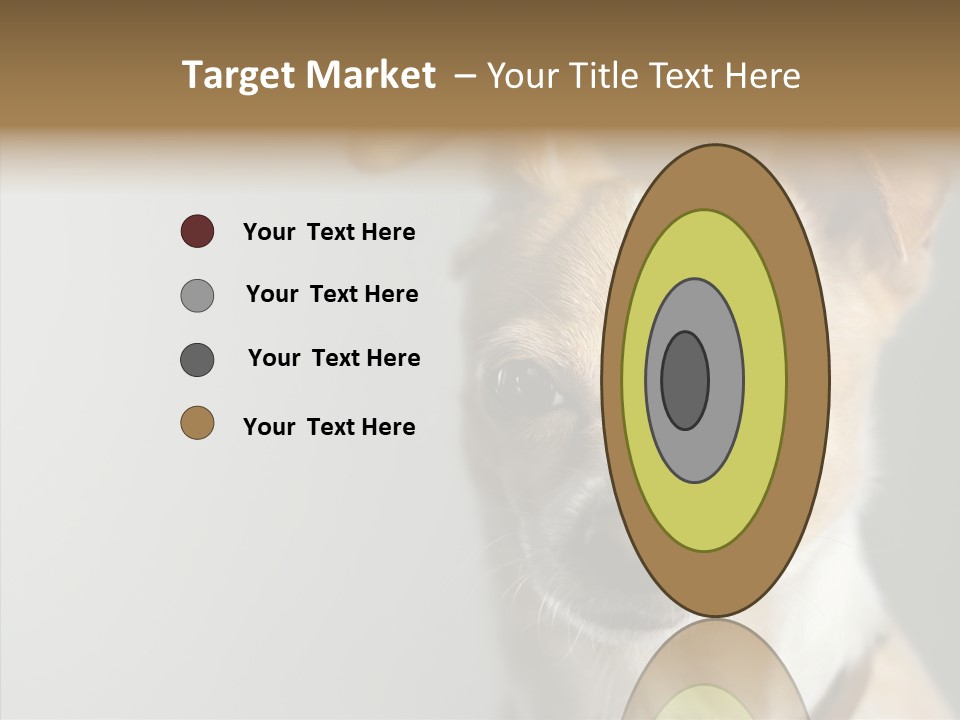 Whiskers Dog Small PowerPoint Template