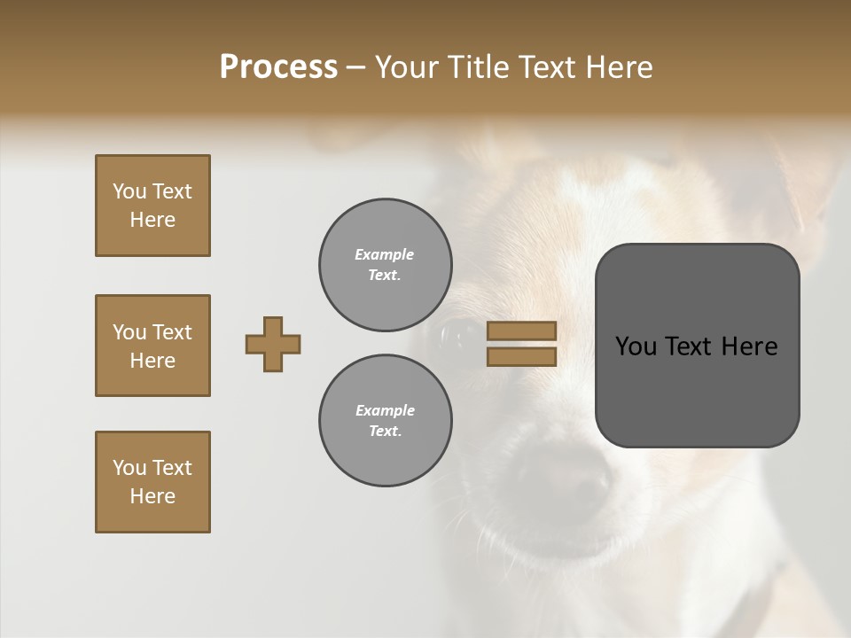Whiskers Dog Small PowerPoint Template