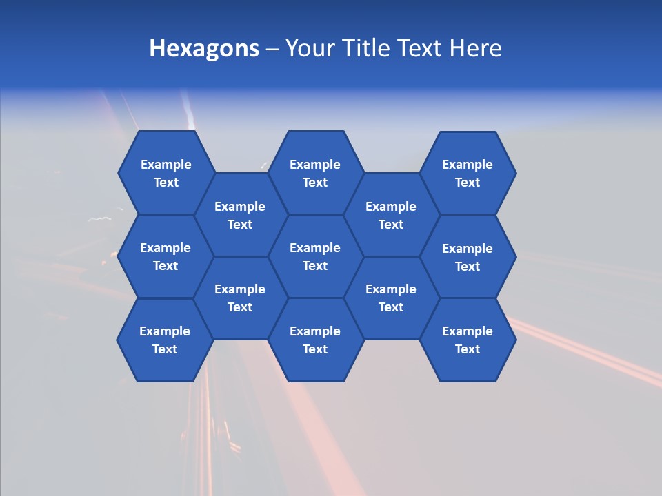 Cityscape Blur Automobile PowerPoint Template