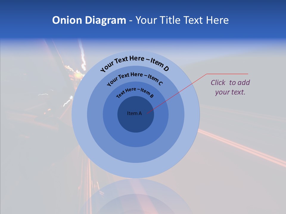 Cityscape Blur Automobile PowerPoint Template