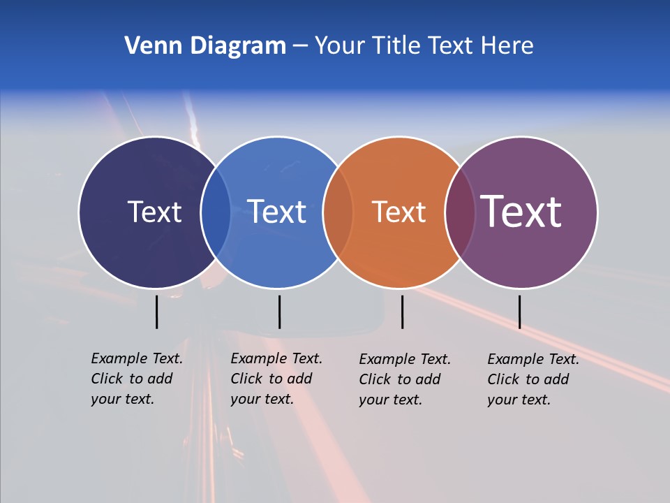 Cityscape Blur Automobile PowerPoint Template