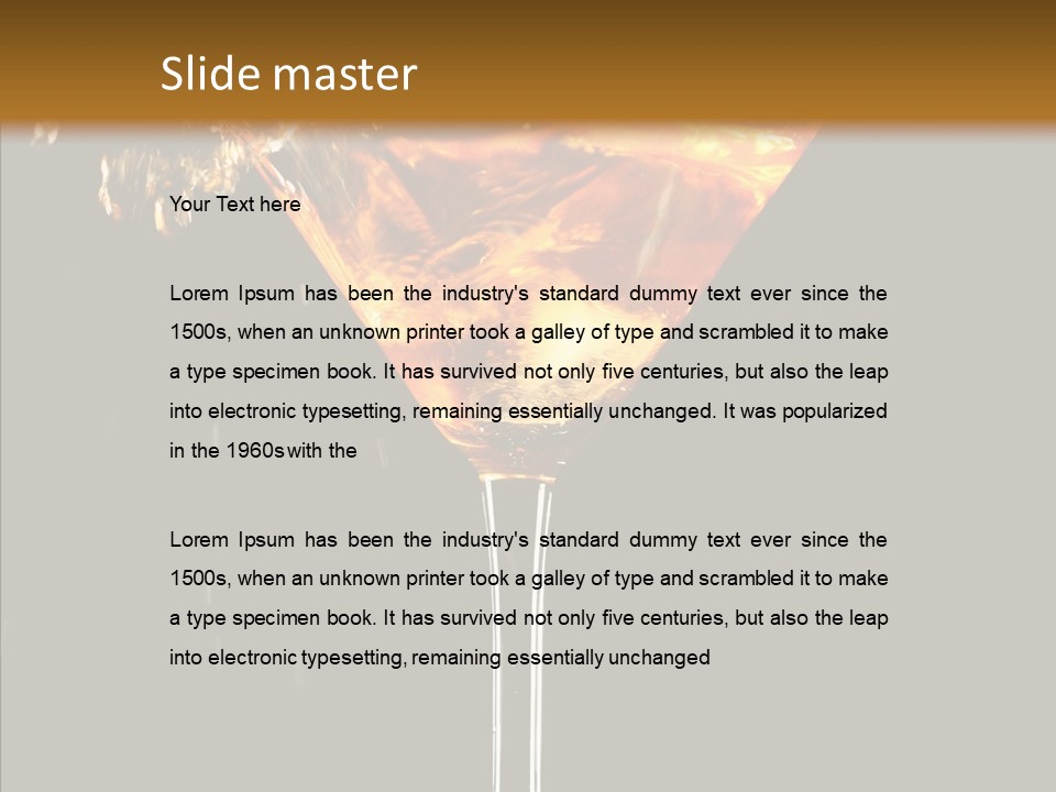 Shot Shaken Spilling PowerPoint Template