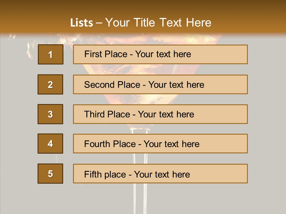 Shot Shaken Spilling PowerPoint Template