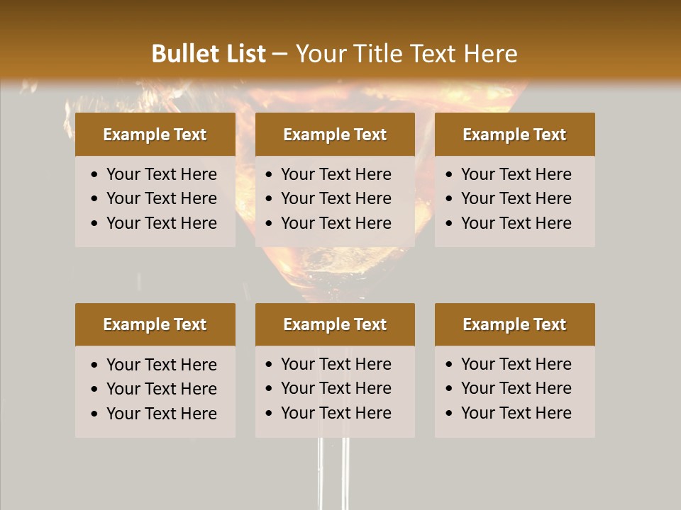 Shot Shaken Spilling PowerPoint Template