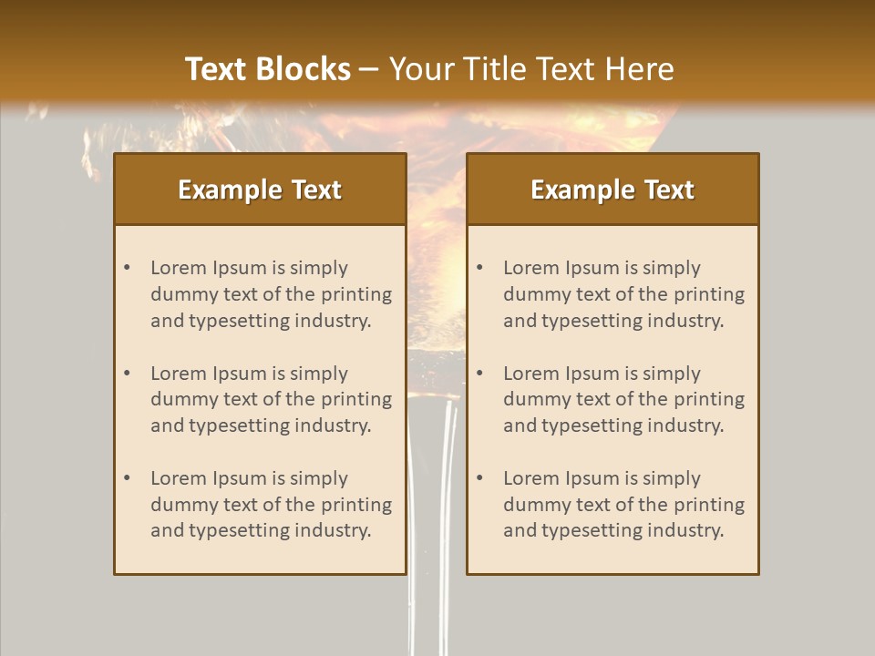 Shot Shaken Spilling PowerPoint Template