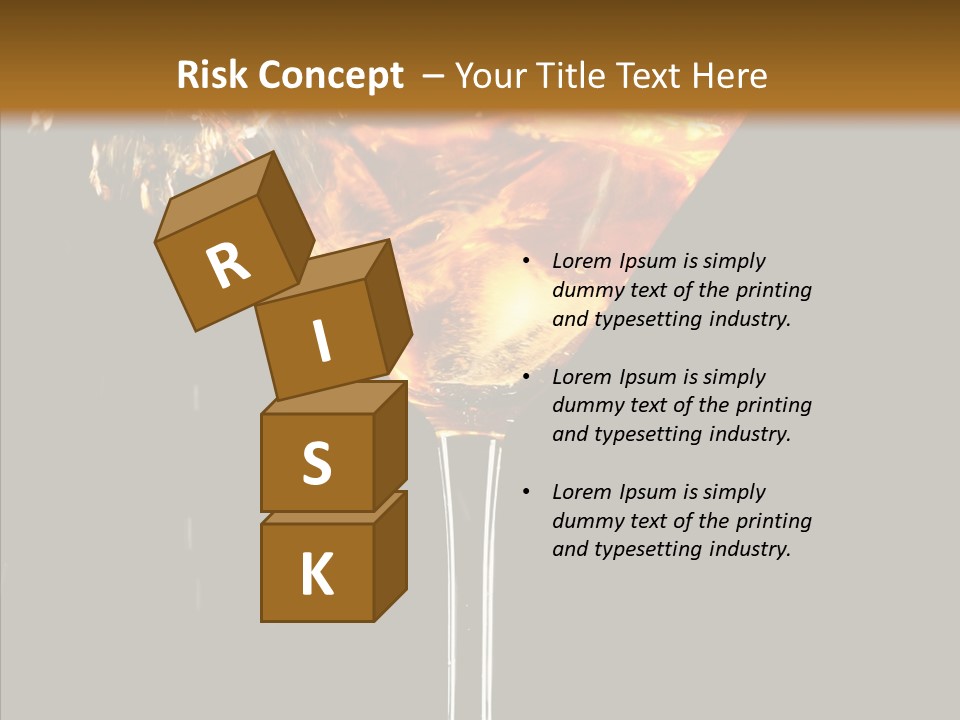 Shot Shaken Spilling PowerPoint Template