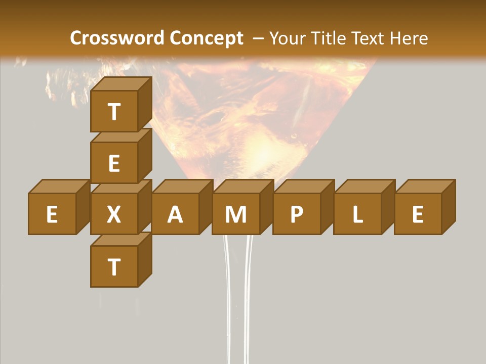 Shot Shaken Spilling PowerPoint Template