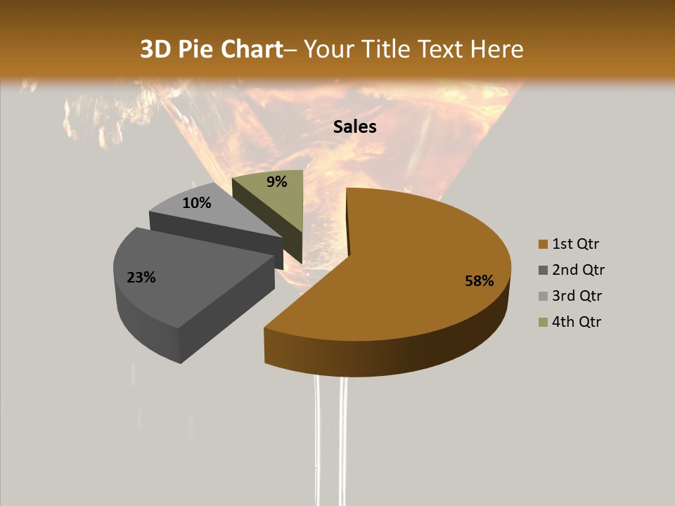 Shot Shaken Spilling PowerPoint Template