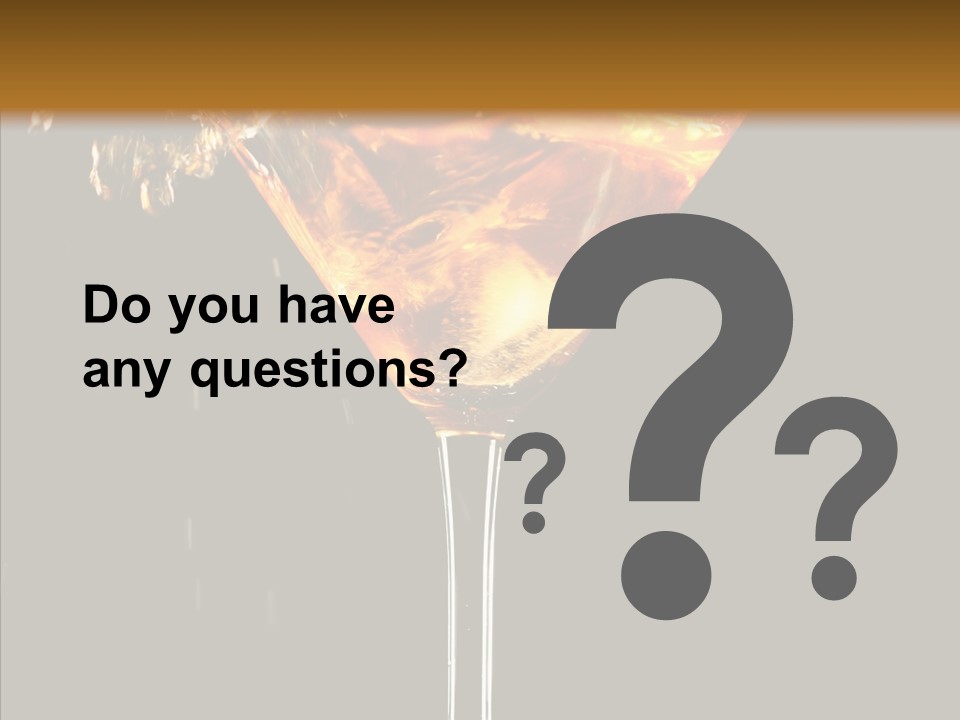 Shot Shaken Spilling PowerPoint Template