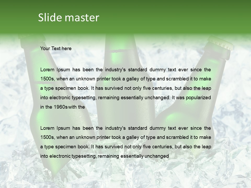 Bright Appetizing Beer PowerPoint Template