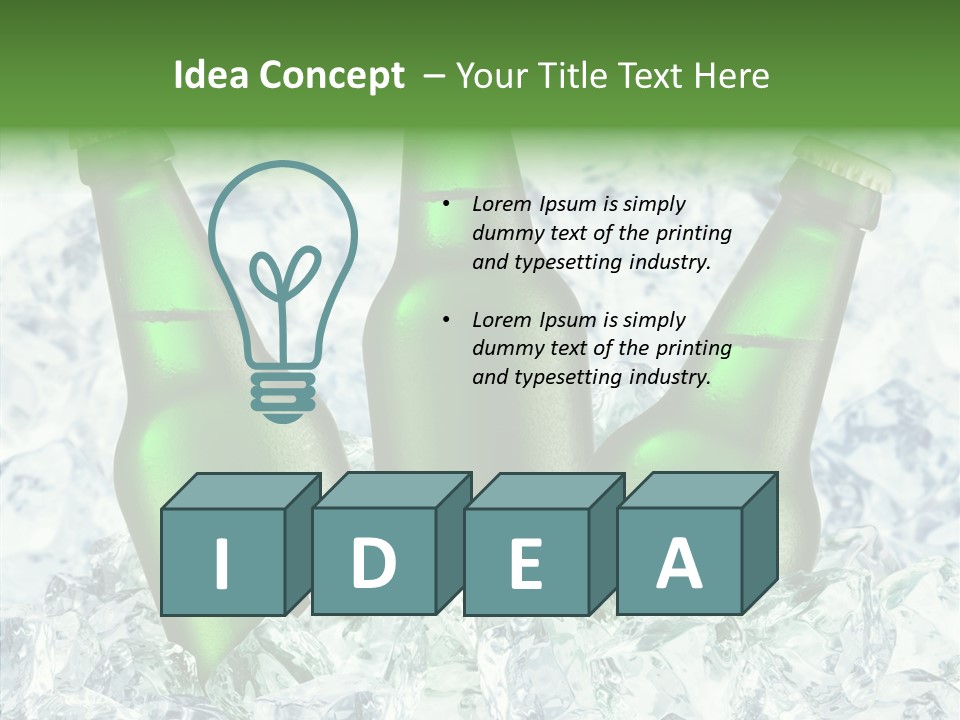 Bright Appetizing Beer PowerPoint Template