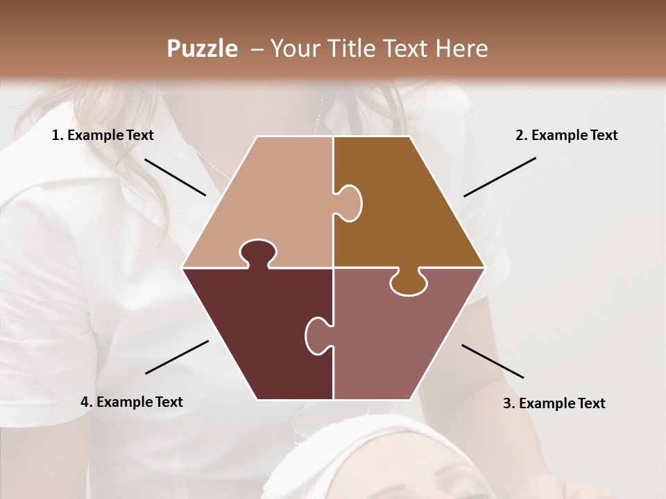 Clean Female Cosmetology PowerPoint Template