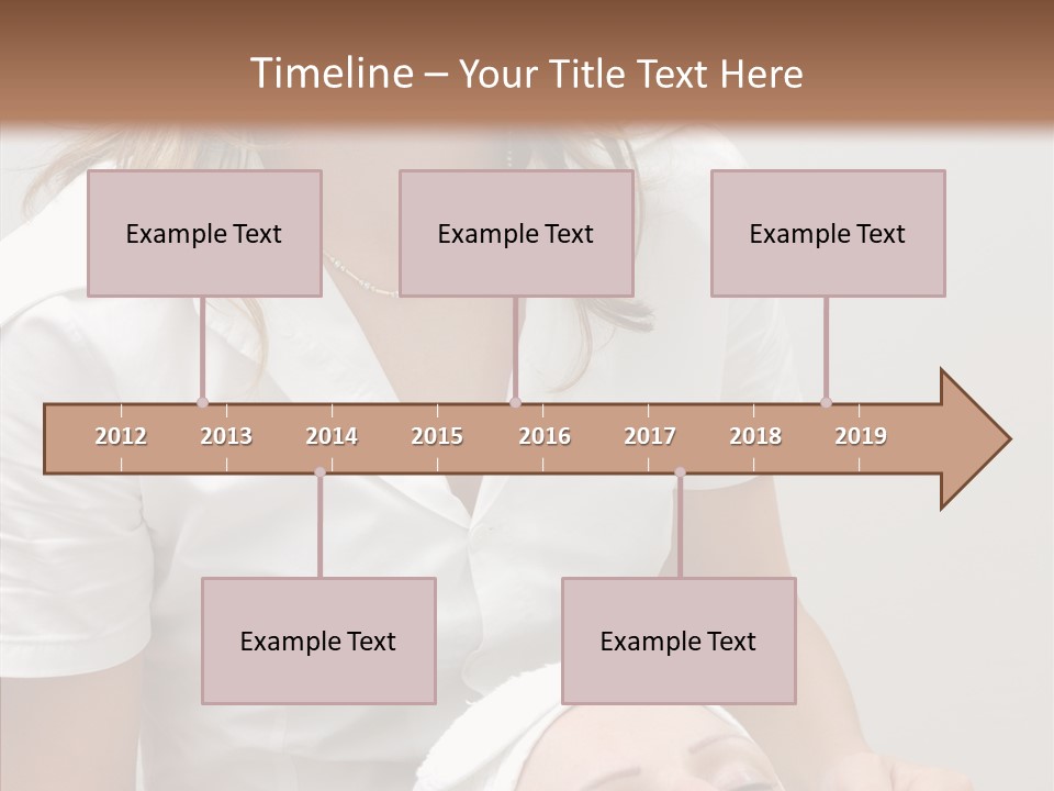 Clean Female Cosmetology PowerPoint Template