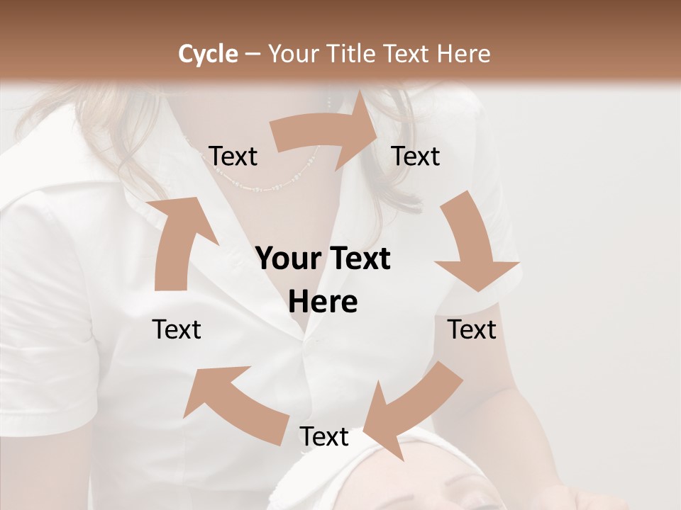 Clean Female Cosmetology PowerPoint Template