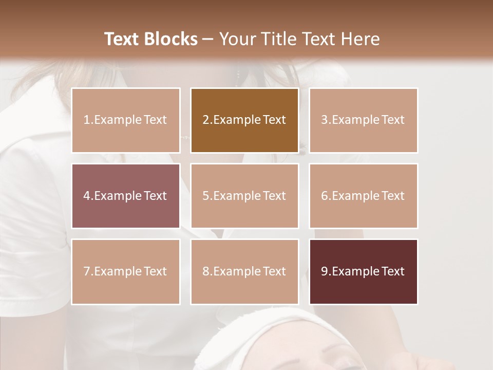 Clean Female Cosmetology PowerPoint Template