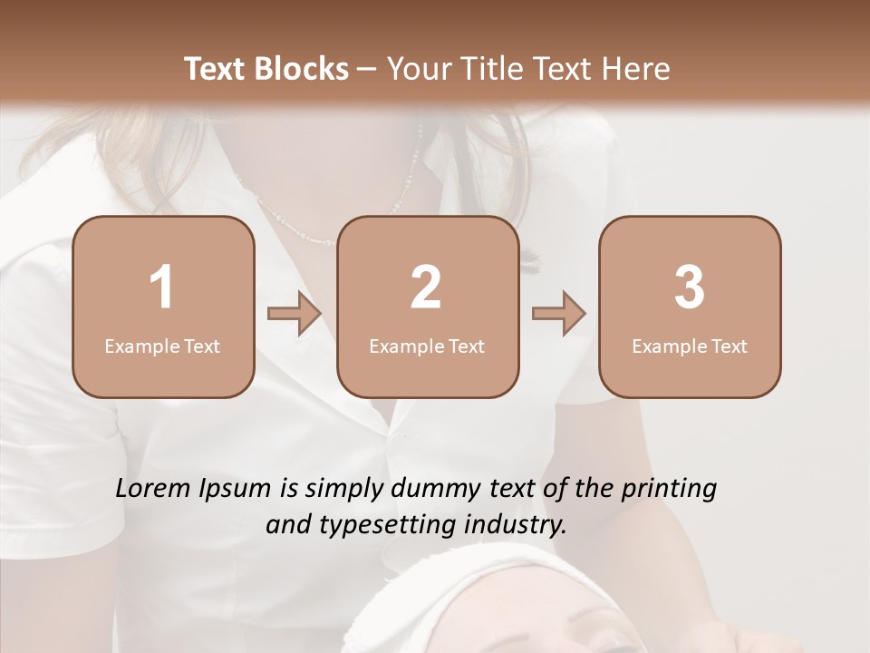 Clean Female Cosmetology PowerPoint Template