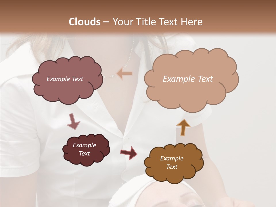 Clean Female Cosmetology PowerPoint Template