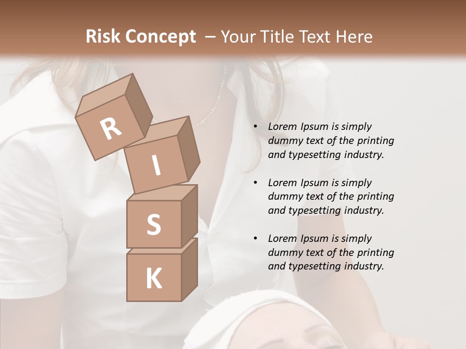 Clean Female Cosmetology PowerPoint Template