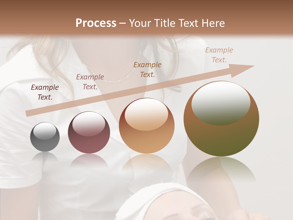 Clean Female Cosmetology PowerPoint Template