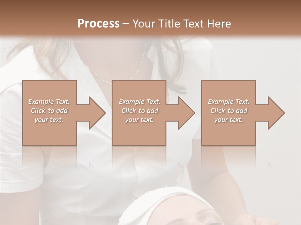 Clean Female Cosmetology PowerPoint Template