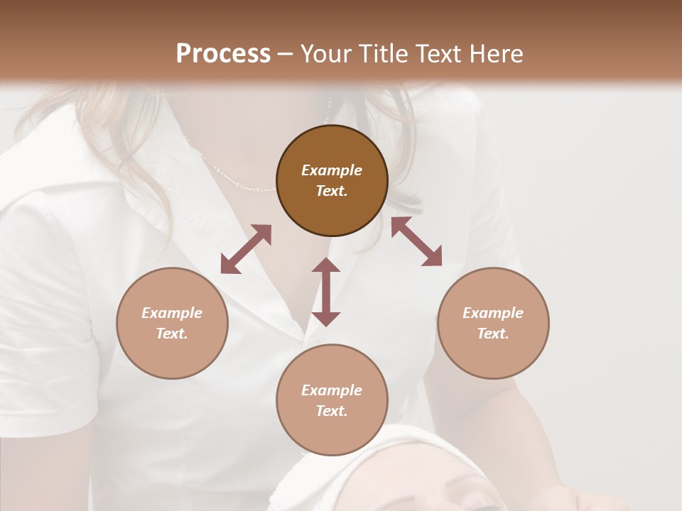 Clean Female Cosmetology PowerPoint Template