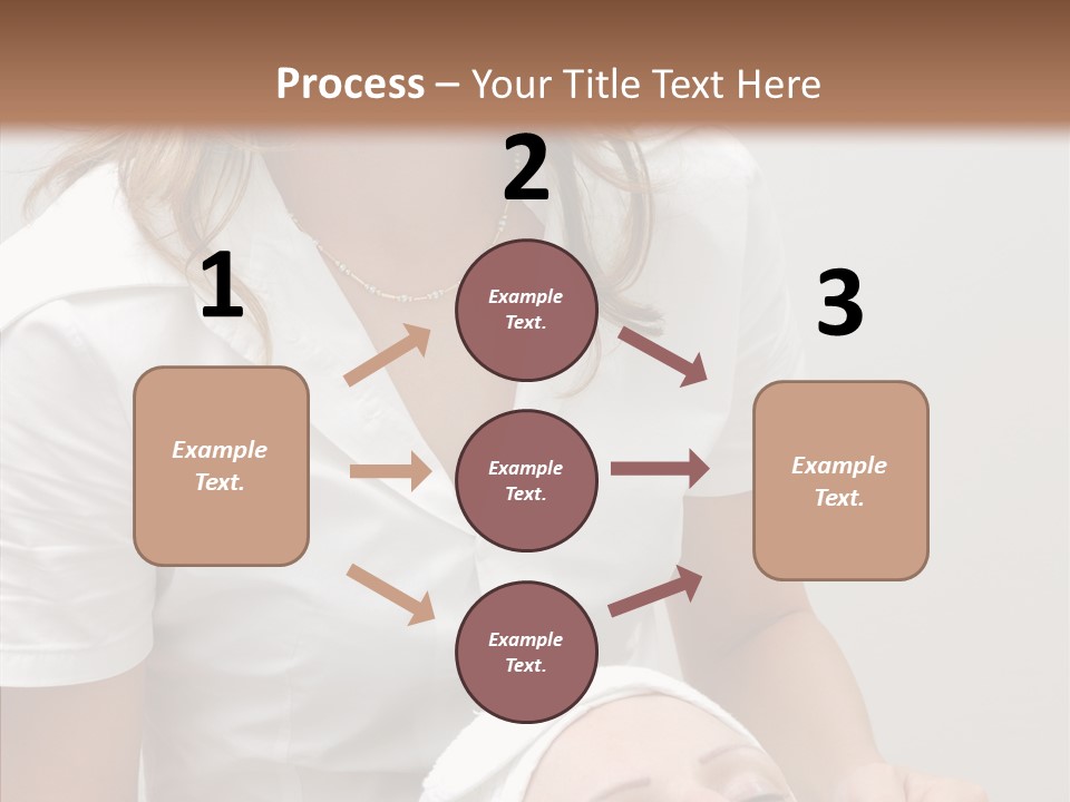 Clean Female Cosmetology PowerPoint Template