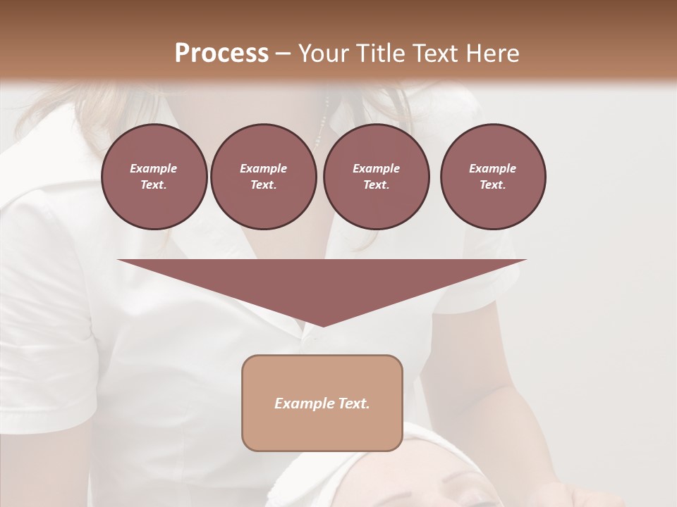 Clean Female Cosmetology PowerPoint Template